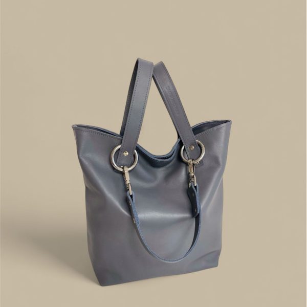 DUNDEE Mini piel gris